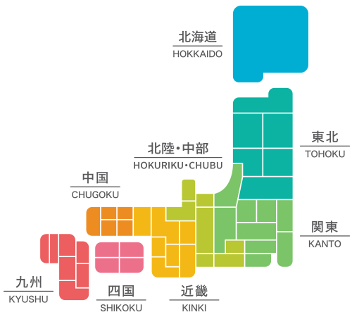 （仮）ティグレグループは日本各地に展開しています。